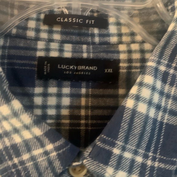 LUCKY BRAND MALE SHIRT, Size XXL NWT NEVER WORN. - Picture 2 of 4